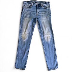 American Eagle Men’s Slim Straight Jeans 33x32 Medium Wash Stretch